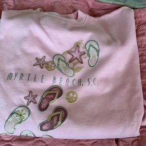 Pink Sweatshirt. Size L.  BB tropics